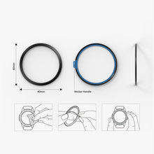 Заредете изображение във визуализатора на галерията – Ringke Bezel Styling Case Frame Envelope Ring Samsung Galaxy Watch 5 40mm / 4 40mm Black (Stainless Steel) (GW4-40-05) - TopMag
