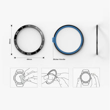 Заредете изображение във визуализатора на галерията – Ringke Bezel Styling Case Frame Envelope Ring Samsung Galaxy Watch 5 44mm / 4 44mm Black (Stainless Steel) (GW4-44-02) - TopMag
