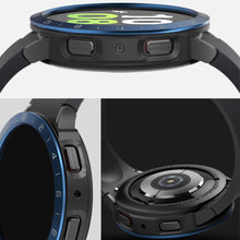 Заредете изображение във визуализатора на галерията – Ringke Air Sports + Bezel 2in1 Case with Steel Frame for Samsung Galaxy Watch 5 44mm Case Cover Black and Blue (GW4-44-12_AS02) - TopMag
