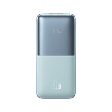 Заредете изображение във визуализатора на галерията – Baseus Baseus Pro 10000mAh 20W Blue Powerbank with USB Type A - USB Type C 3A 0.3m cable (PPBD040203) - TopMag
