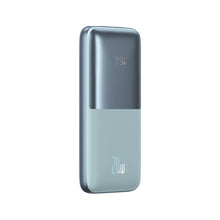 Заредете изображение във визуализатора на галерията – Baseus Baseus Pro 10000mAh 20W Blue Powerbank with USB Type A - USB Type C 3A 0.3m cable (PPBD040203) - TopMag
