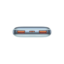 Заредете изображение във визуализатора на галерията – Baseus Baseus Pro 10000mAh 20W Blue Powerbank with USB Type A - USB Type C 3A 0.3m cable (PPBD040203) - TopMag
