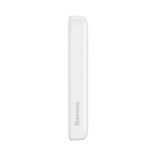 Заредете изображение във визуализатора на галерията – Baseus Magnetic Mini fast charging mini power bank 10000mAh 20W white + cable Type-C - Type-C 60W (20V / 3A) 0.5m white (PPCX030002) - TopMag
