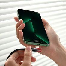 Заредете изображение във визуализатора на галерията – Baseus MVP 2 Elbow-shaped Fast Charging Data Cable USB to iP 2.4A 1m Black+Red - TopMag

