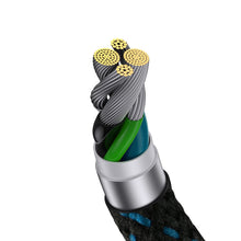 Заредете изображение във визуализатора на галерията – Baseus MVP 2 Elbow angled cable with side USB / Lightning 2m 2.4A blue (CAVP000121) - TopMag
