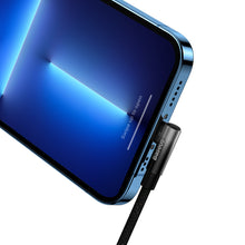 Заредете изображение във визуализатора на галерията – Baseus MVP 2 Elbow-shaped Fast Charging Data Cable Type-C to iP 20W 1m Black - TopMag
