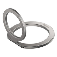 Заредете изображение във визуализатора на галерията – Baseus Halo magnetic ring holder silver phone stand (SUCH000012)
