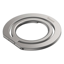 Заредете изображение във визуализатора на галерията – Baseus Halo magnetic ring holder silver phone stand (SUCH000012)
