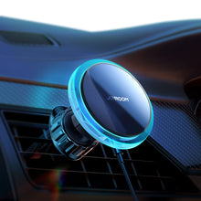 Заредете изображение във визуализатора на галерията – Joyroom Car Holder Qi Wireless Induction Charger 15W (MagSafe for iPhone Compatible) for Ventilation Grille Silver (JR-ZS291) - TopMag
