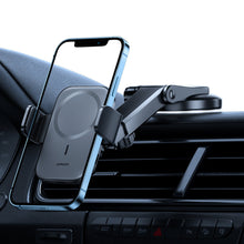 Заредете изображение във визуализатора на галерията – Joyroom Car Magnetic Holder Qi Wireless Induction Charger 15W (MagSafe for iPhone Compatible) for Dashboard (JR-ZS295) - TopMag

