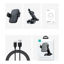Заредете изображение във визуализатора на галерията – Joyroom Car Magnetic Holder Qi Wireless Induction Charger 15W (MagSafe for iPhone Compatible) for Dashboard (JR-ZS295) - TopMag
