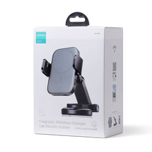 Заредете изображение във визуализатора на галерията – Joyroom Car Magnetic Holder Qi Wireless Induction Charger 15W (MagSafe for iPhone Compatible) for Dashboard (JR-ZS295) - TopMag

