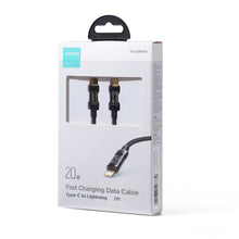 Заредете изображение във визуализатора на галерията – Joyroom S-CL020A20 Type-C to Lightning 20W Data Cable 2m-Black - TopMag
