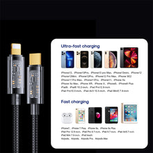Заредете изображение във визуализатора на галерията – Joyroom S-CL020A20 Type-C to Lightning PD 20W Data Cable 2m-Blue - TopMag
