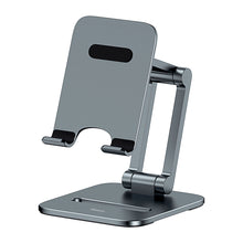 Заредете изображение във визуализатора на галерията – Baseus Desktop Biaxial Foldable metal smartphone stand/stand gray (LUSZ000013)
