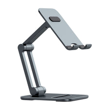 Заредете изображение във визуализатора на галерията – Baseus Desktop Biaxial Foldable metal smartphone stand/stand gray (LUSZ000013)
