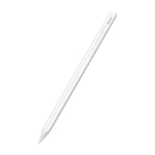Заредете изображение във визуализатора на галерията – Baseus Smooth Writing Active Stylus Stylus Pen with LED Indicator for iPad white + USB-C 3A 0.3m Power Cable and Active Replaceable Tip (SXBC000202)
