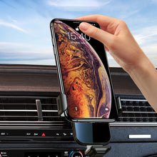 Заредете изображение във визуализатора на галерията – Choetech induction charger with holder + magnetic tips black (T201-F) - TopMag
