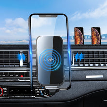 Заредете изображение във визуализатора на галерията – Choetech induction charger with holder + magnetic tips black (T201-F) - TopMag
