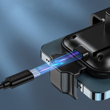 Заредете изображение във визуализатора на галерията – Choetech induction charger with holder + magnetic tips black (T201-F) - TopMag
