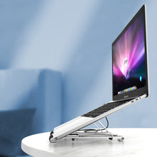 Заредете изображение във визуализатора на галерията – Choetech stand multifunctional station for laptop PD / USB-C HDMI (4K / 30Hz) / 2xUSB-A / 1xUSB-C / 1xSD / 1xTF black (HUB-M43) - TopMag
