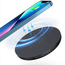 Заредете изображение във визуализатора на галерията – Choetech 10W under-counter induction charger + EU charger with power cable black (T590-F) - TopMag
