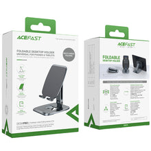 Заредете изображение във визуализатора на галерията – Acefast foldable stand / phone holder gray (E13) - TopMag
