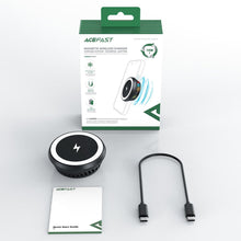 Заредете изображение във визуализатора на галерията – Acefast wireless induction charger with dark gray (E2) cooling system - TopMag
