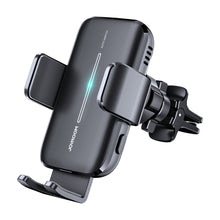 Заредете изображение във визуализатора на галерията – Joyroom car holder with wireless charger 15W for air vent black (JR-ZS245 vent) - TopMag
