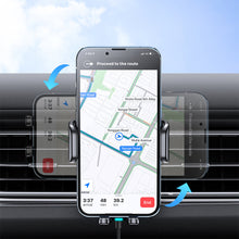 Заредете изображение във визуализатора на галерията – Joyroom car holder with wireless charger 15W for air vent black (JR-ZS245 vent) - TopMag
