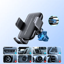 Заредете изображение във визуализатора на галерията – Joyroom car holder with wireless charger 15W for air vent black (JR-ZS245 vent) - TopMag
