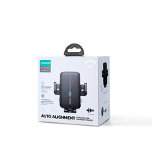 Заредете изображение във визуализатора на галерията – Joyroom car holder with wireless charger 15W for air vent black (JR-ZS245 vent) - TopMag
