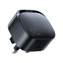 Заредете изображение във визуализатора на галерията – Small Fast USB Type C PD Charger 20W UK Plug Black (L-P307) - TopMag
