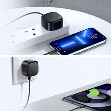 Заредете изображение във визуализатора на галерията – Small Fast USB Type C PD Charger 20W UK Plug White (L-P307) - TopMag

