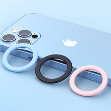 Заредете изображение във визуализатора на галерията – Joyroom Set of Magnetic Mount Rings for Smartphone / Tablet 2 pcs Black (JR-Mag-M1) - TopMag
