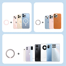 Заредете изображение във визуализатора на галерията – Joyroom Set of Magnetic Mount Rings for Smartphone / Tablet 2 pcs Black (JR-Mag-M1) - TopMag
