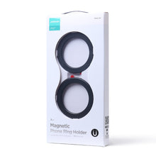 Заредете изображение във визуализатора на галерията – Joyroom Set of Magnetic Mount Rings for Smartphone / Tablet 2 pcs Black (JR-Mag-M1) - TopMag
