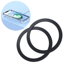 Заредете изображение във визуализатора на галерията – Joyroom set of metal magnetic rings for smartphone 2 pcs black (JR-Mag-M3) - TopMag
