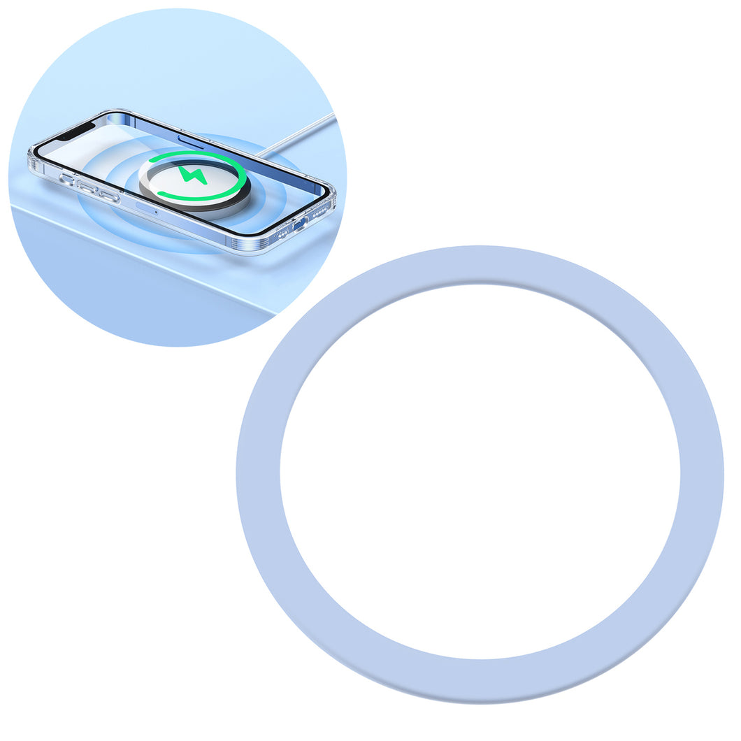 Joyroom metal magnetic ring for smartphone blue (JR-Mag-M3) - TopMag