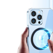 Заредете изображение във визуализатора на галерията – Joyroom set of metal magnetic rings for smartphone 2 pcs.blue (JR-Mag-M3) - TopMag
