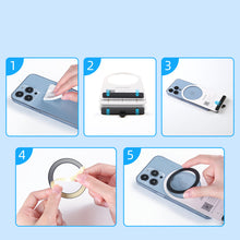 Заредете изображение във визуализатора на галерията – Joyroom metal magnetic ring for smartphone pink (JR-Mag-M3) - TopMag
