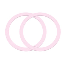 Заредете изображение във визуализатора на галерията – Joyroom set of metal magnetic rings for smartphone 2 pcs pink (JR-Mag-M3) - TopMag
