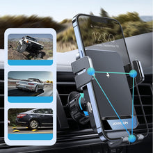 Заредете изображение във визуализатора на галерията – Joyroom Automatic Electric Car Air Vent Mount Ventilation Grille with 15W Qi Wireless Charger (JR-ZS219) - TopMag
