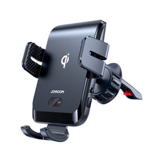 Заредете изображение във визуализатора на галерията – Joyroom Automatic Electric Car Air Vent Mount Ventilation Grille with 15W Qi Wireless Charger (JR-ZS214) - TopMag
