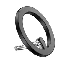Заредете изображение във визуализатора на галерията – Joyroom kit multifunctional magnetic car holder ring phone support black (JR-ZS294) - TopMag
