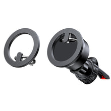 Заредете изображение във визуализатора на галерията – Joyroom kit multifunctional magnetic car holder ring phone support black (JR-ZS294) - TopMag
