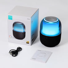Заредете изображение във визуализатора на галерията – Joyroom wireless Bluetooth 5.3 RGB speaker black (JR-ML05) - TopMag

