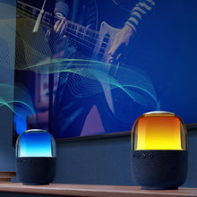 Заредете изображение във визуализатора на галерията – Joyroom wireless Bluetooth 5.3 RGB speaker black (JR-ML05) - TopMag
