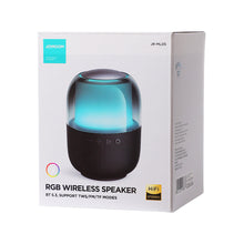 Заредете изображение във визуализатора на галерията – Joyroom wireless Bluetooth 5.3 RGB speaker black (JR-ML05) - TopMag
