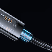 Заредете изображение във визуализатора на галерията – Joyroom cable USB Type-C - USB Type-C 100W 2m blue (S-CC100A20) - TopMag
